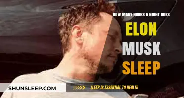 Elon Musk's Sleep Habits: Unveiling His Nightly Rest Routine