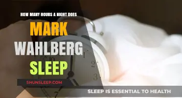 Mark Wahlberg's Sleep Routine: Unveiling His Nightly Rest Hours