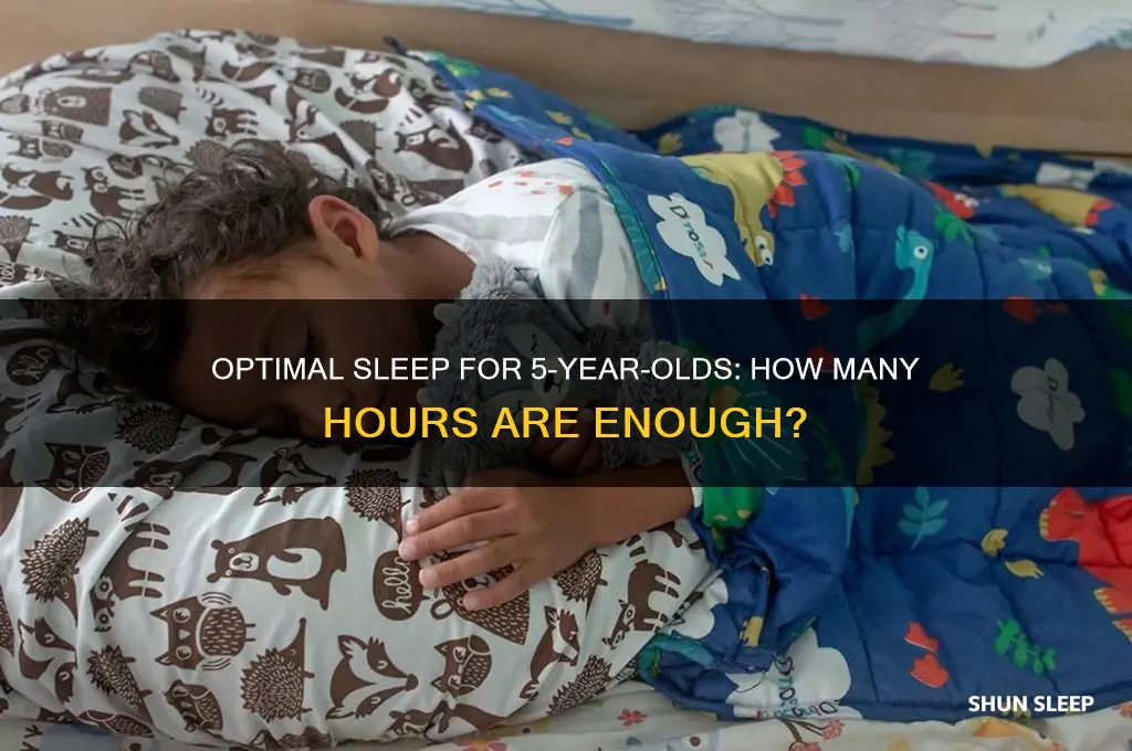 how many hours a night should 5 year old sleep