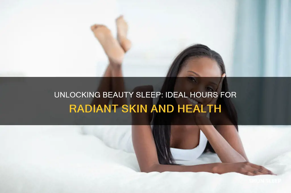 how many hours a night sleep beauty