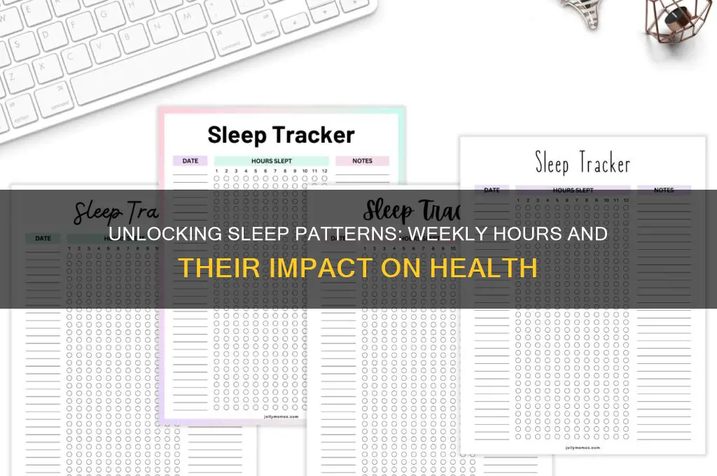 how many hours a week do you spend sleeping