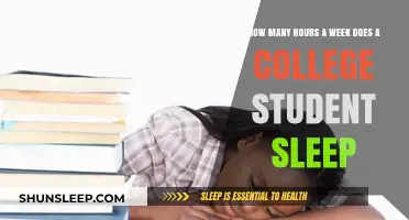 College Sleep Patterns: Uncovering Weekly Rest Hours for Students