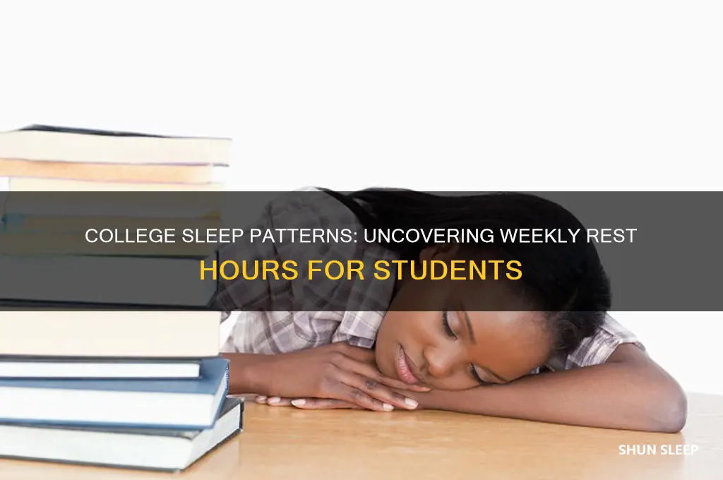 how many hours a week does a college student sleep