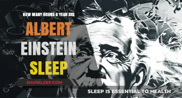 Einstein's Sleep Habits: Uncovering His Annual Resting Hours