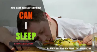When Can You Sleep After Dinner? Timing Tips for Restful Nights