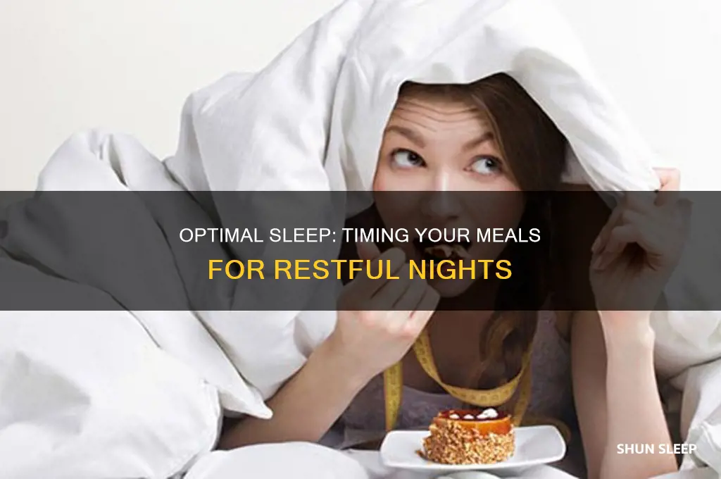how many hours after eating before sleeping