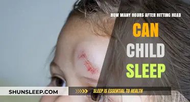 Child Head Injury: Safe Sleep Timing After a Bump