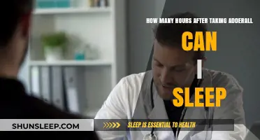 Adderall and Sleep: Timing Your Rest After Medication