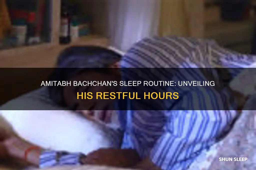 how many hours amitabh bachchan sleep