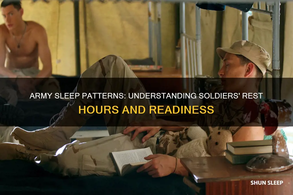 how many hours army sleep
