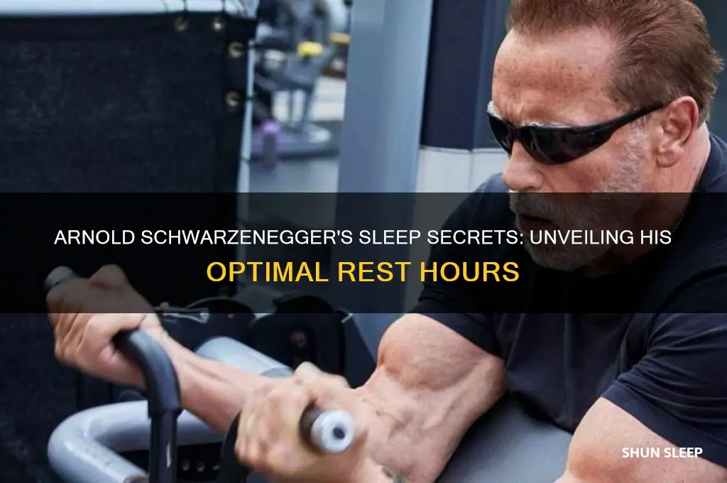 how many hours arnold sleep