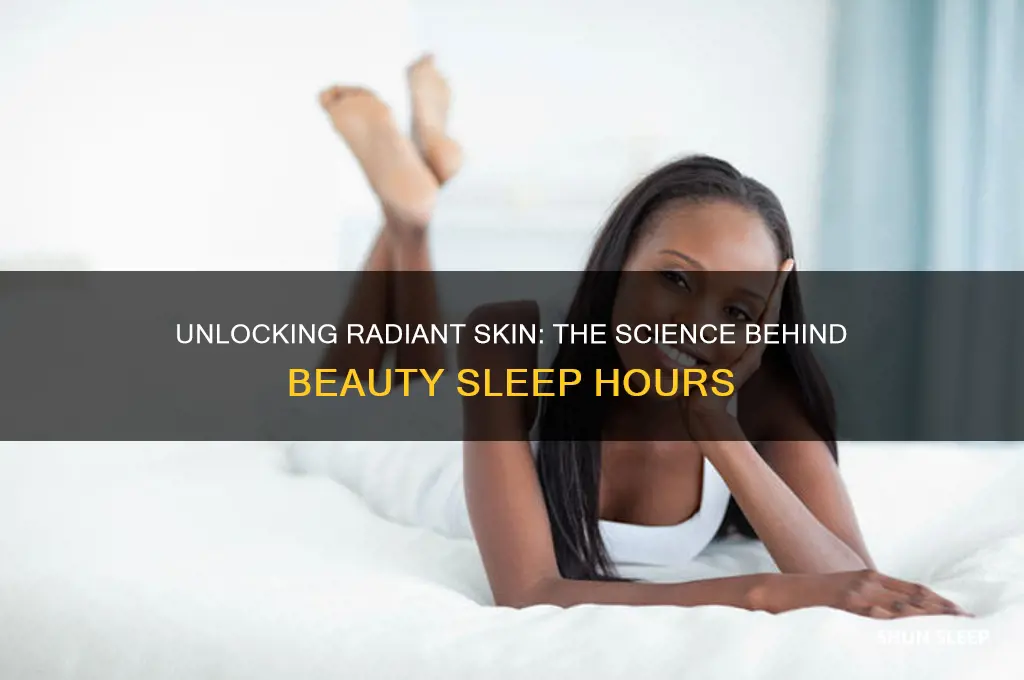 how many hours beauty sleep