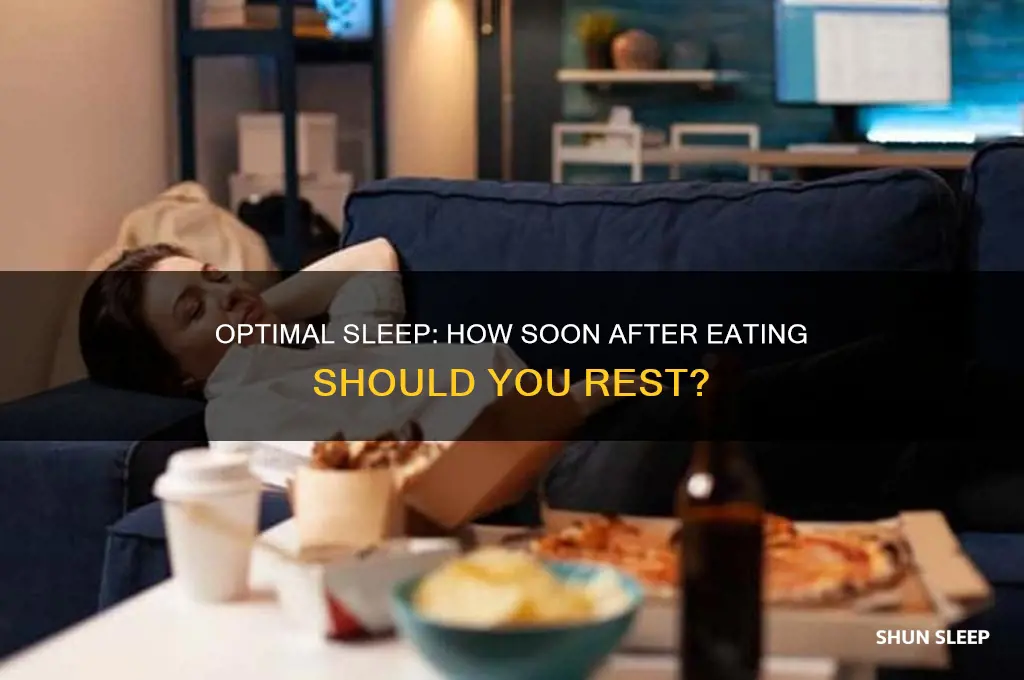 how many hours before eating too sleep