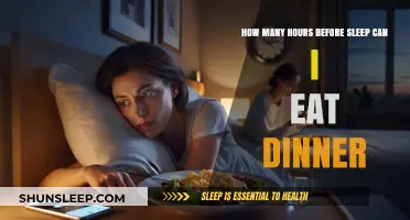 Timing Dinner for Better Sleep: Optimal Hours Before Bedtime