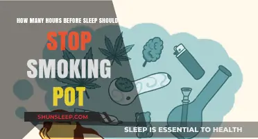 Optimal Sleep: When to Stop Smoking Pot Before Bedtime