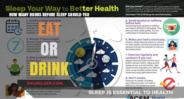 Optimal Pre-Sleep Eating and Drinking: Timing for Better Rest