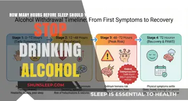 Timing Alcohol Intake: Optimal Hours Before Bed for Better Sleep