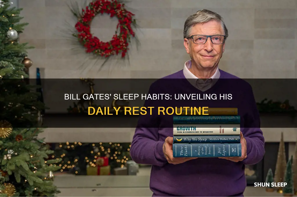 how many hours bill gate sleep