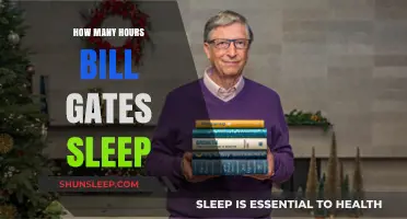 Bill Gates' Sleep Routine: Unveiling His Daily Rest Hours