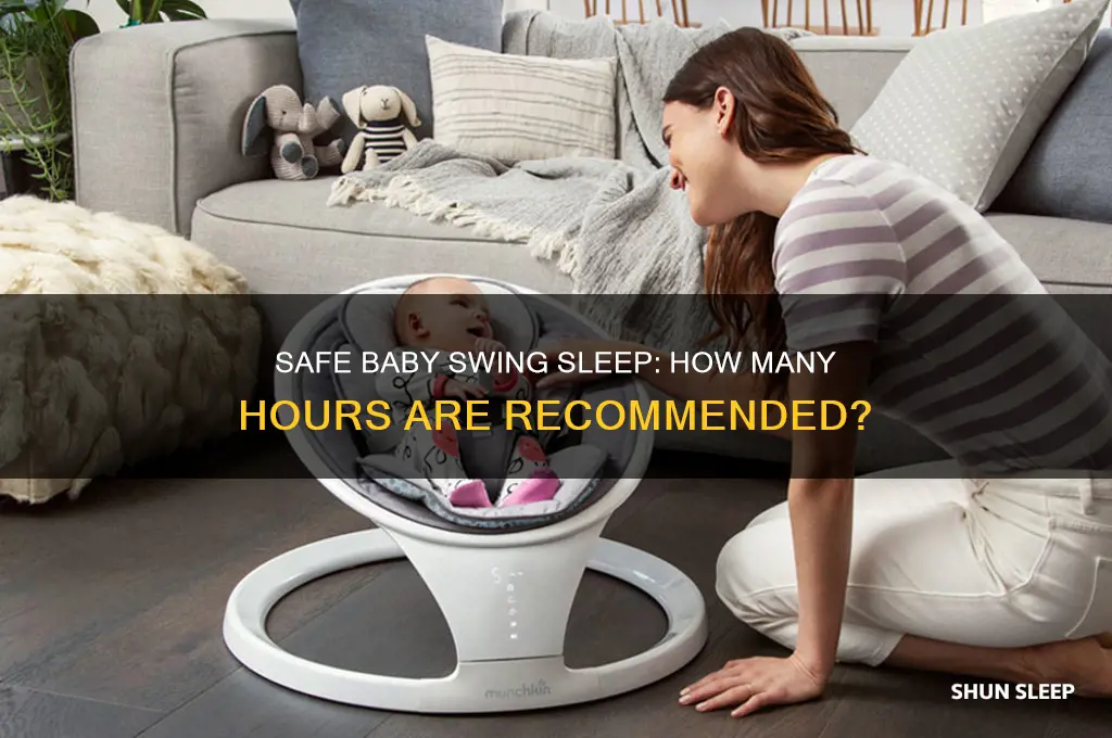 how many hours can a baby sleep in swing