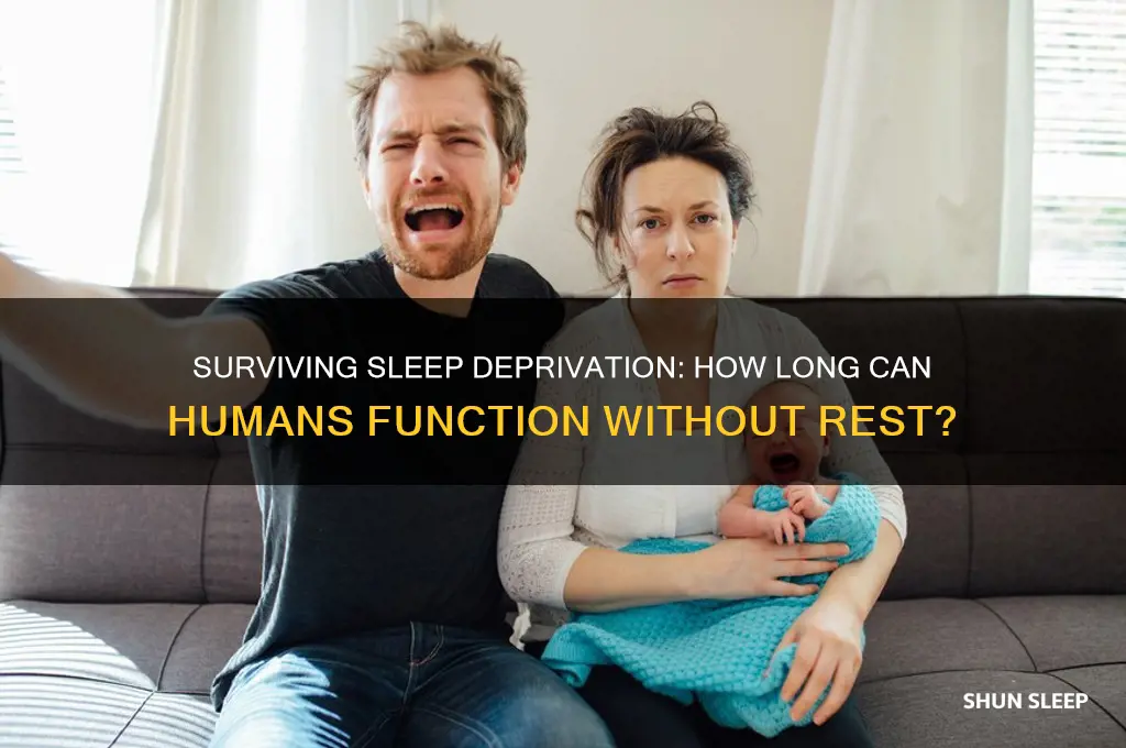 how many hours can a person last with sleep