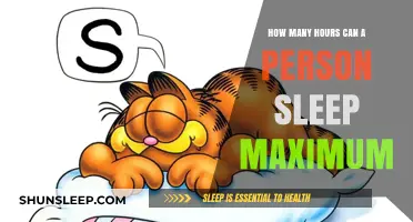 Maximum Sleep Duration: How Many Hours Can a Person Sleep?