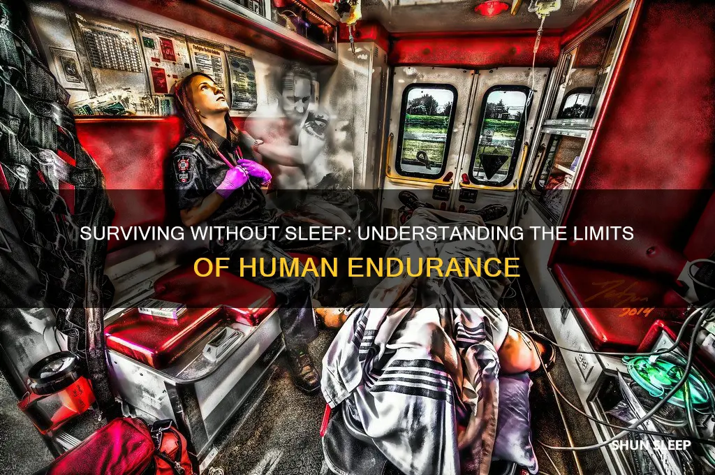 how many hours can a person survive without sleeping