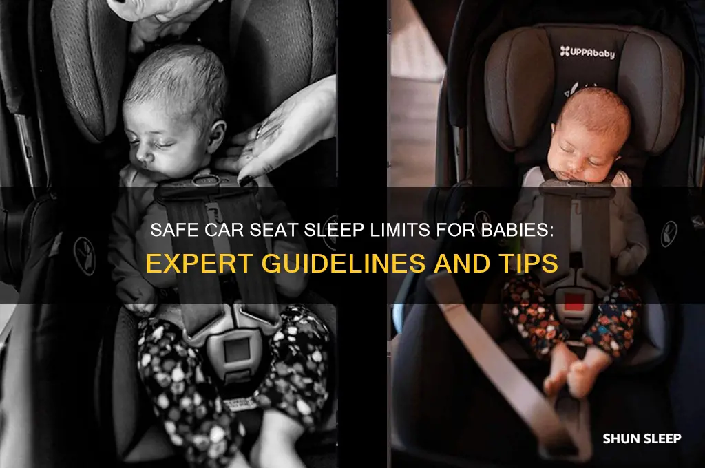 how many hours can baby sleep in car seat