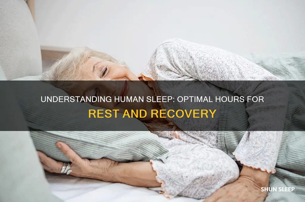 how many hours can human sleep
