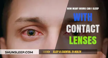 Sleeping with Contact Lenses: Safe Hours and Risks Explained