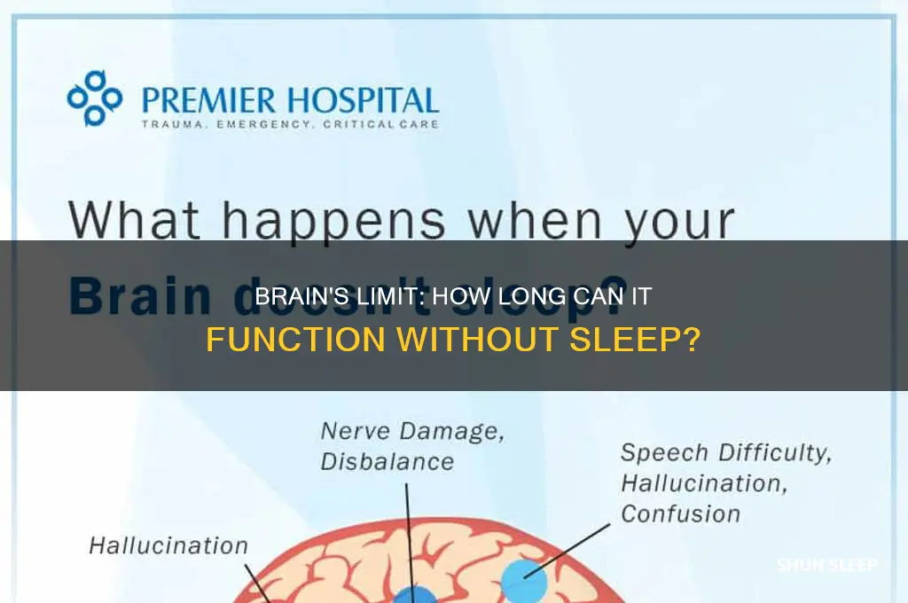 how many hours can the brain go without sleep