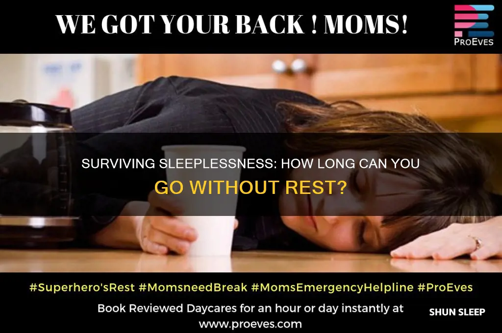 how many hours can u last without sleep