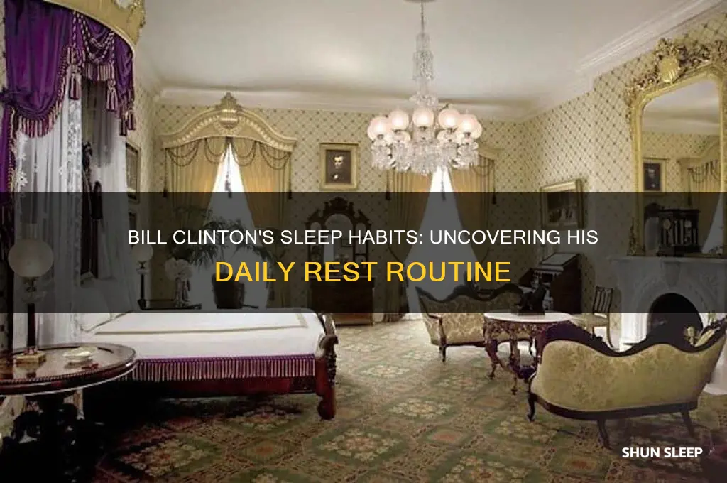 how many hours did bill clinton sleep