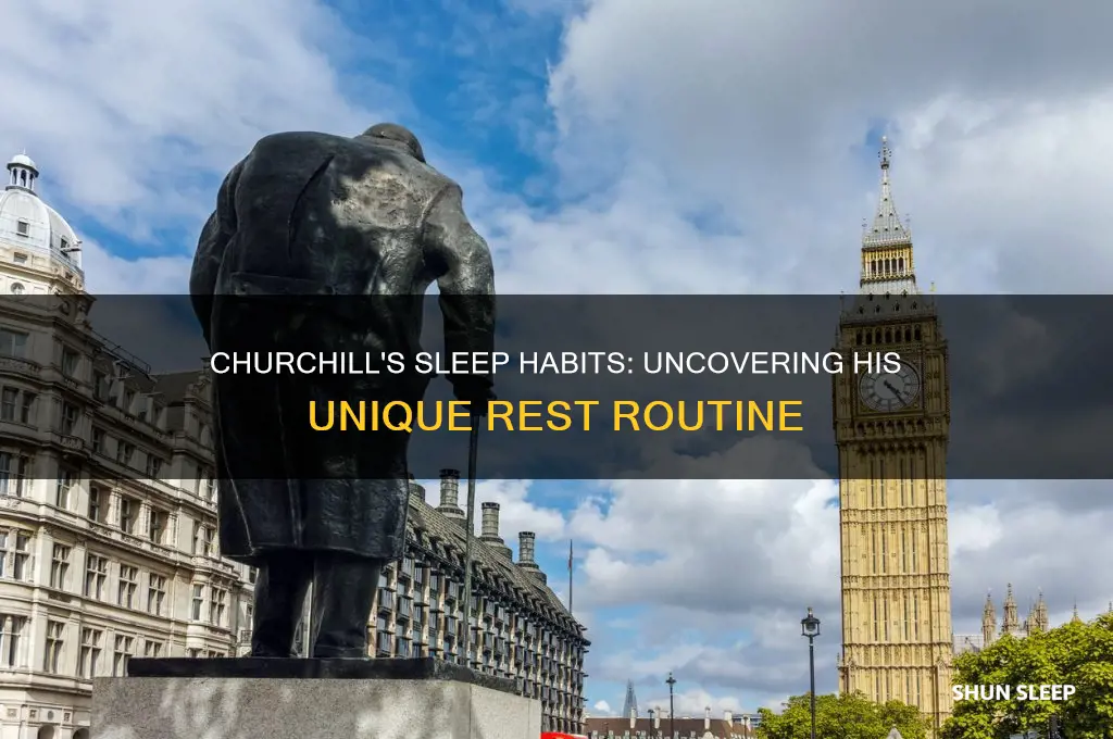 how many hours did churchill sleep