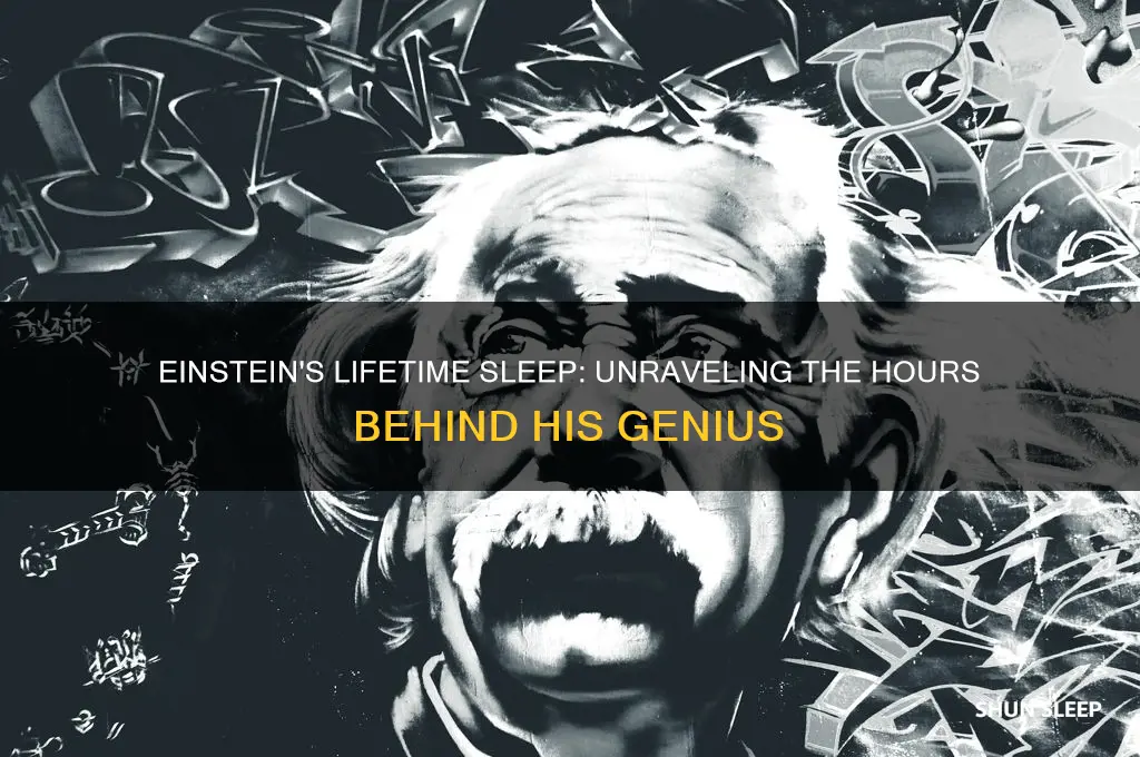 how many hours did einstein sleep in his whole life