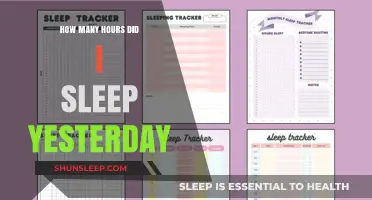 Tracking Rest: How Many Hours Did I Sleep Yesterday?