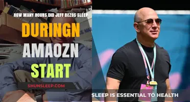 Jeff Bezos' Sleep Habits During Amazon's Early Startup Days