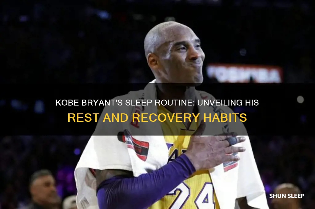 how many hours did kobe bryant sleep