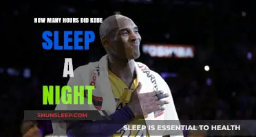 Kobe Bryant's Sleep Routine: Unveiling His Nightly Rest Hours