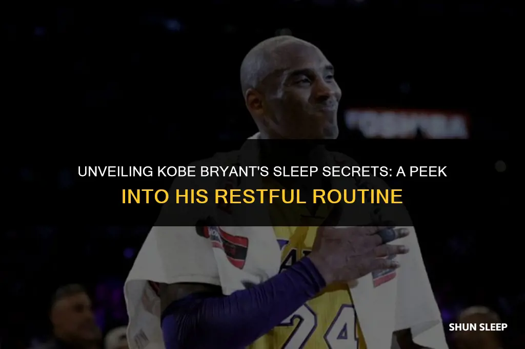 how many hours did kobe sleep