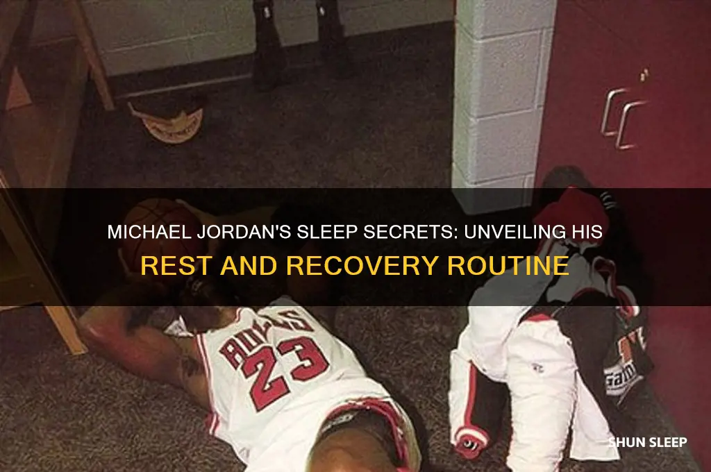 how many hours did michael jordan sleep