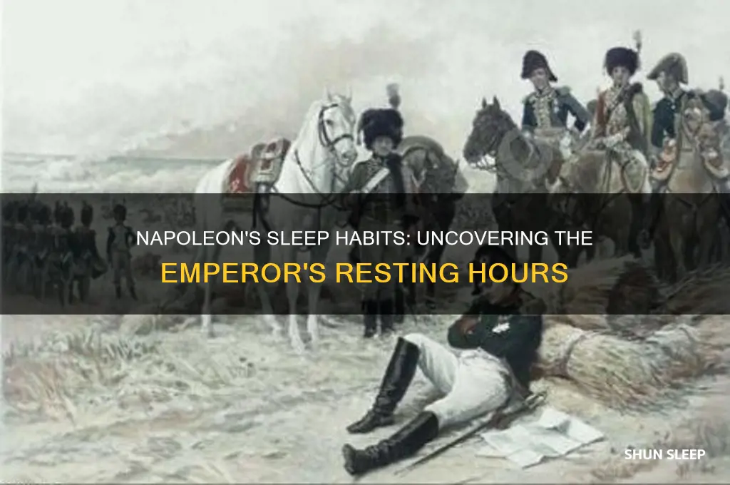 how many hours did napoleon sleep