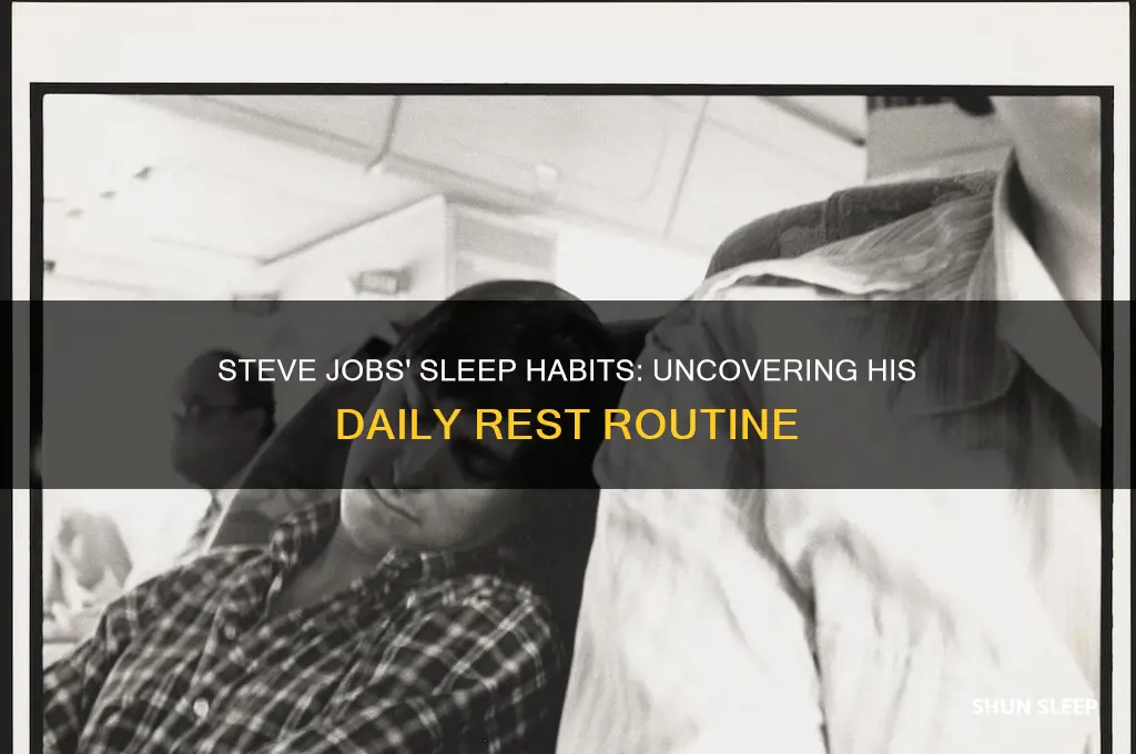 how many hours did steve jobs sleep