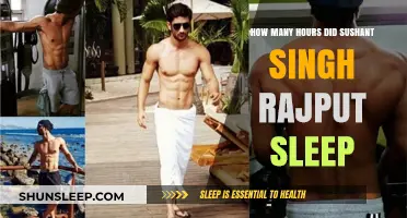 Unveiling Sushant Singh Rajput's Sleep Patterns: A Closer Look