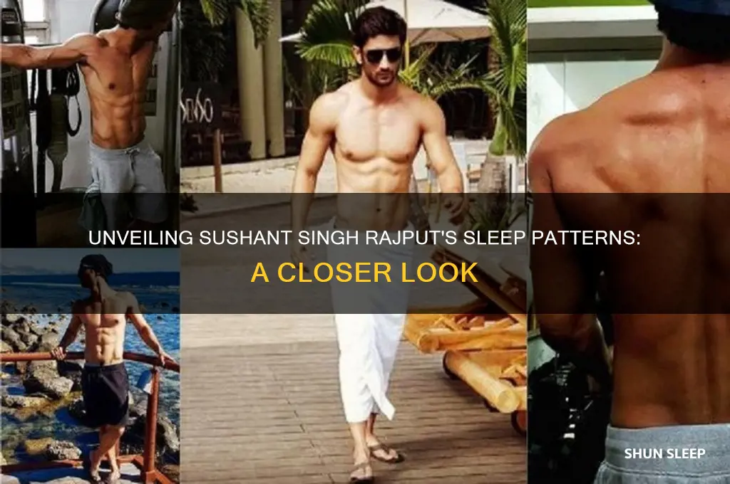 how many hours did sushant singh rajput sleep