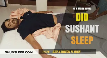 Unraveling Sushant's Sleep Patterns: Hours of Rest Revealed