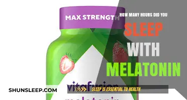 Melatonin and Sleep: Uncovering the Hours of Rest It Provides