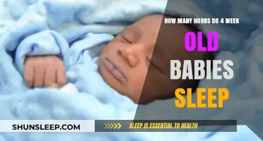 Understanding 4-Week-Old Baby Sleep Patterns: Hours and Tips