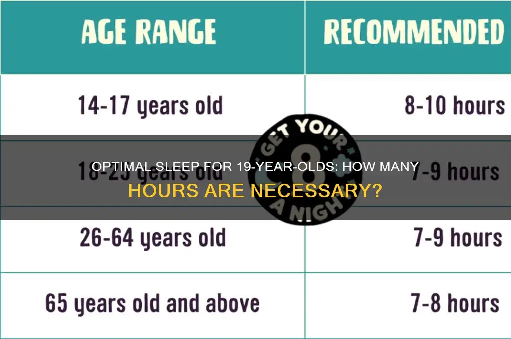 how many hours do a 19 year old need sleep