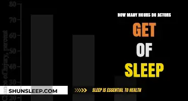 Actors' Sleep Patterns: Unveiling the Hours Behind the Spotlight